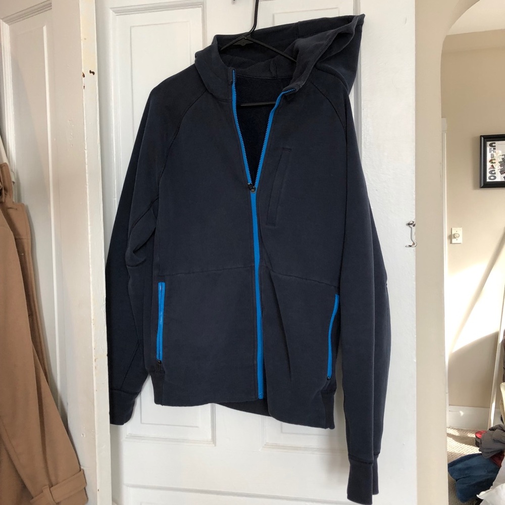 hooded sweatshirt.